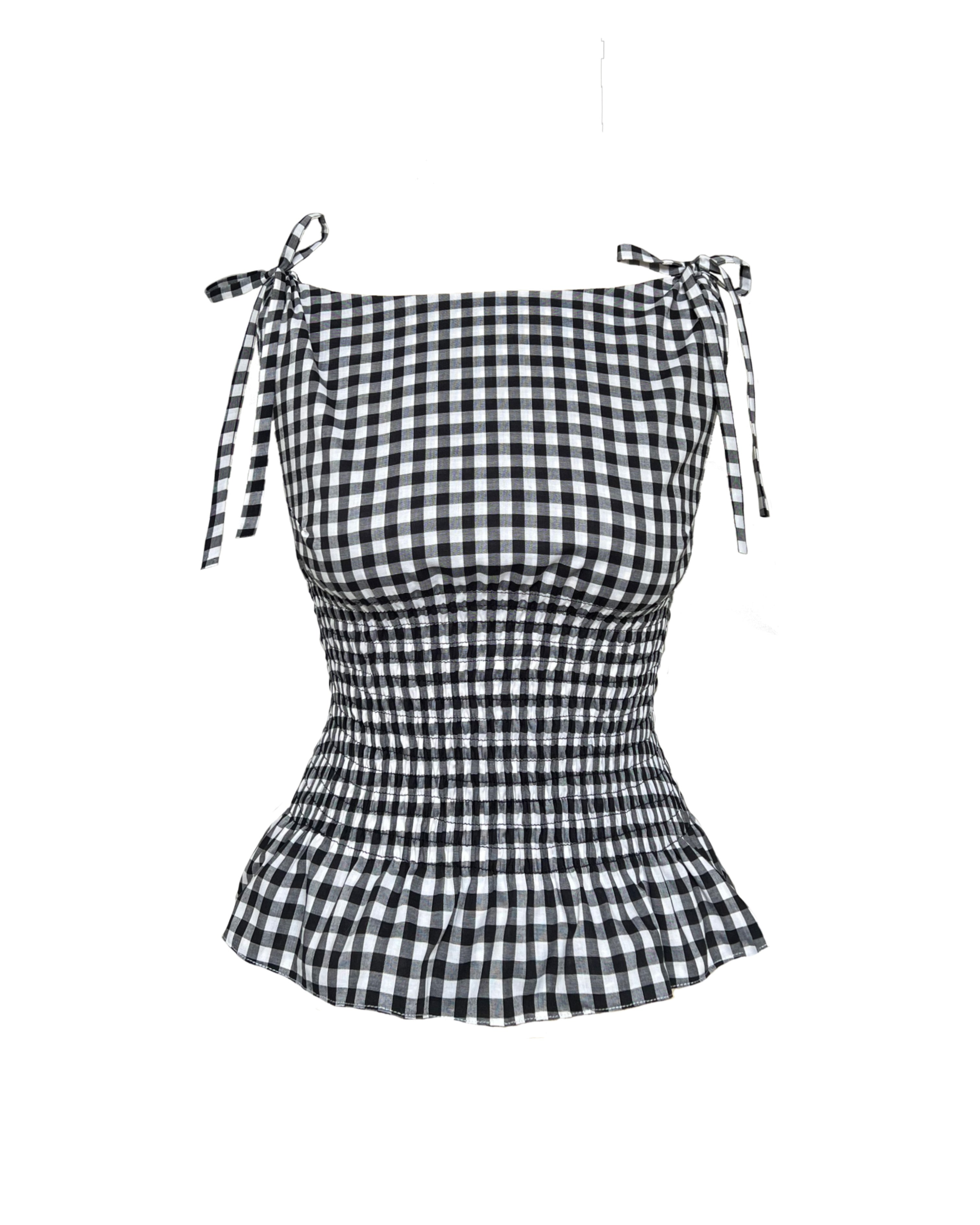 The Amélie Top in Gingham