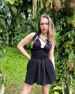 Load image into Gallery viewer, The Freya Mini Dress in Black
