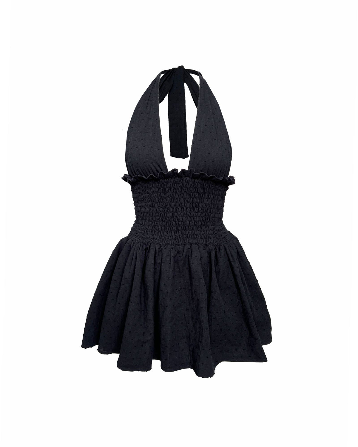 37. The Freya Mini Dress in Black - S