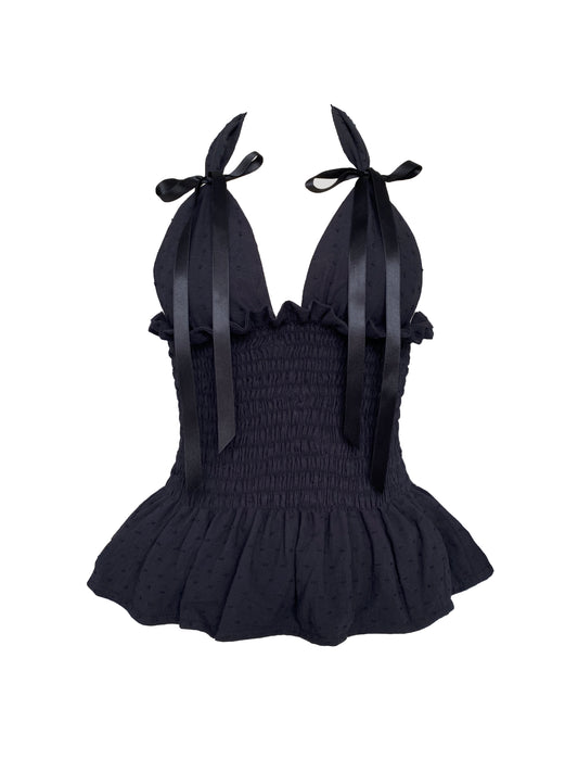 The Freya Top in Black