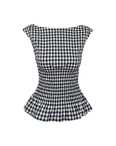 The Amélie Top in Gingham