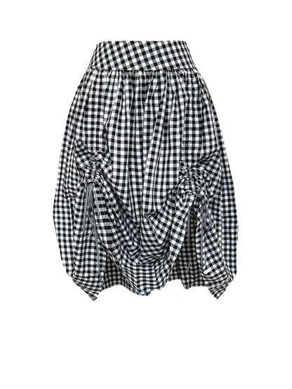 44. The Lola Skirt in Gingham - XS/S