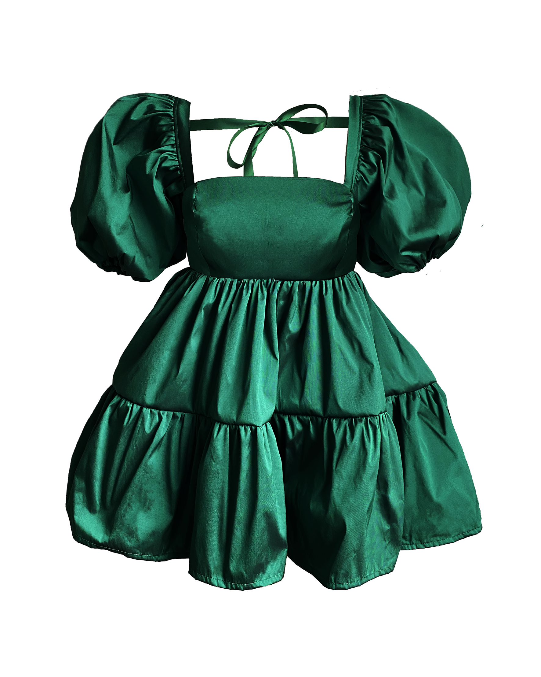 The Fantasia Dress in Emerald Green