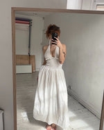 Load image into Gallery viewer, The Freya Maxi Dress in Ivory
