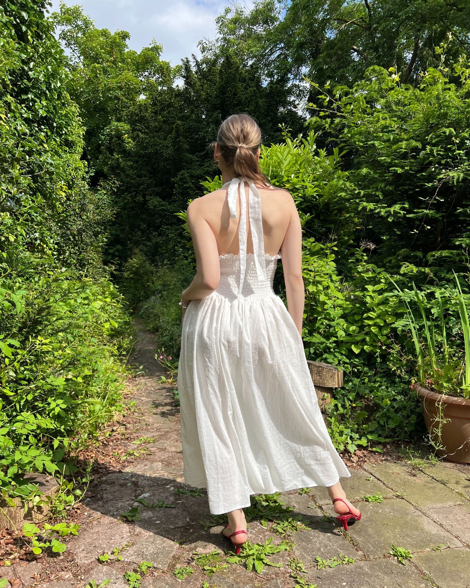 The Freya Maxi Dress in Ivory Beasha Studios The Freya Maxi Dress in Ivory Beasha Studios