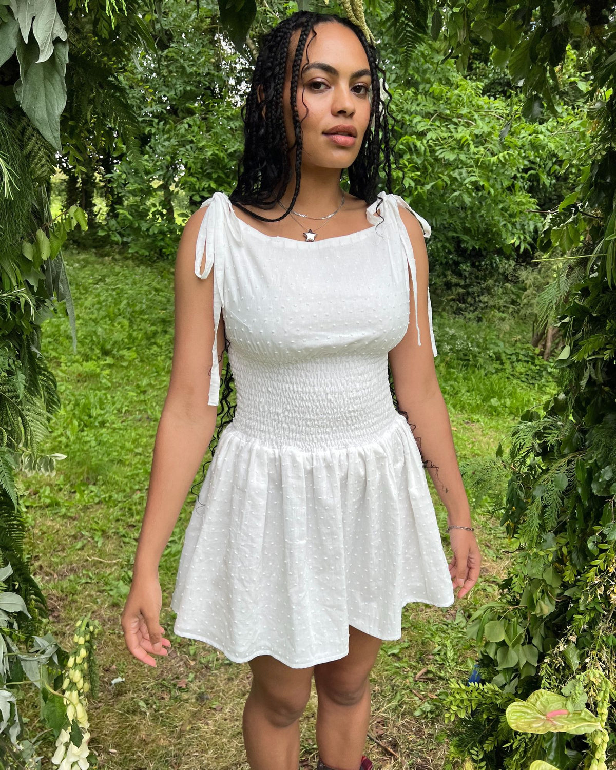 7. The Amelie Dress in Ivory - M
