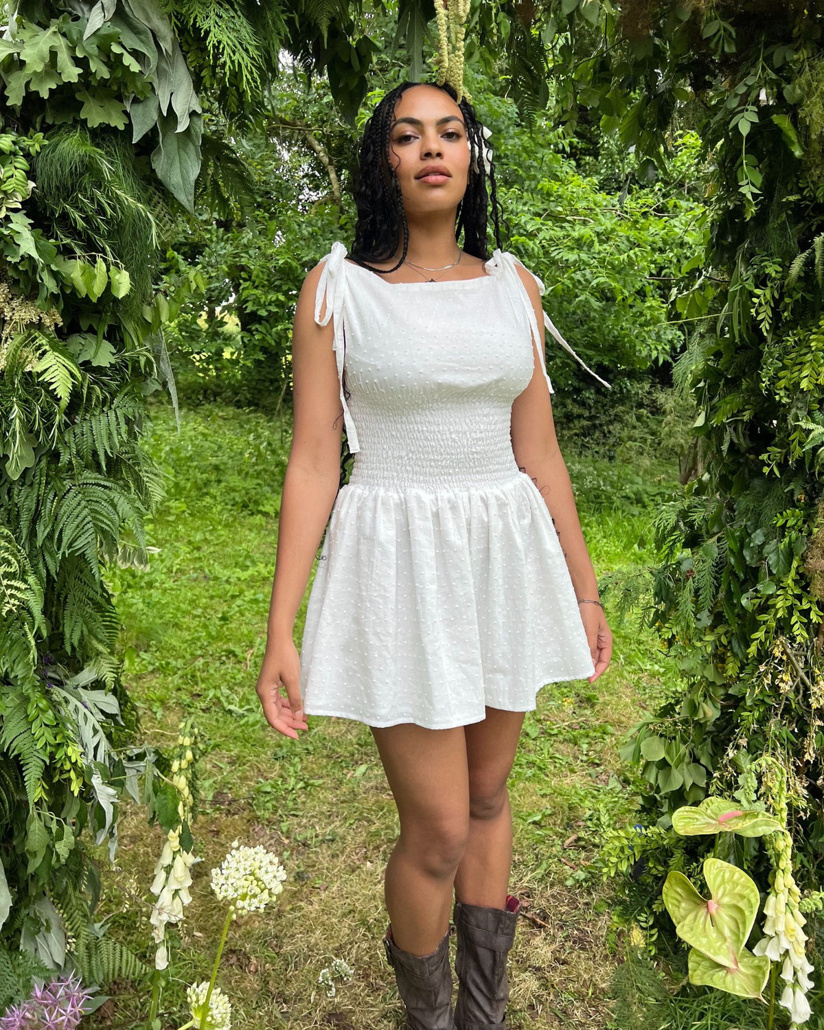 7. The Amelie Dress in Ivory - M