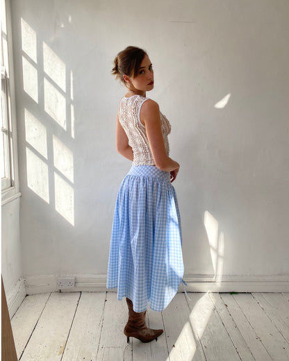 The Lola Skirt in Light Blue