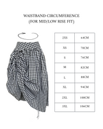 Load image into Gallery viewer, The Lola Skirt in Monochrome Gingham

