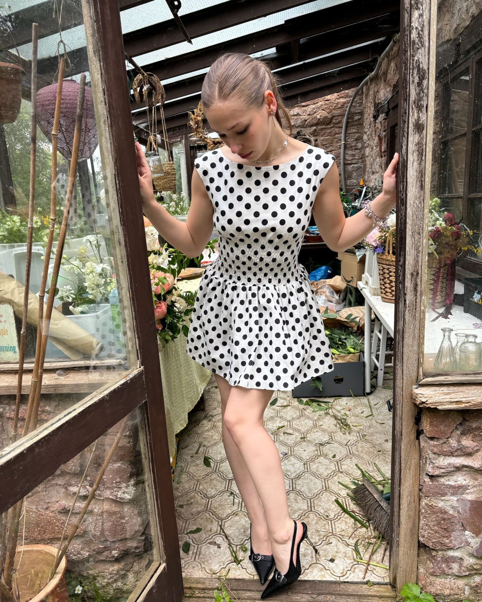 The Amélie Dress in Polka Dot