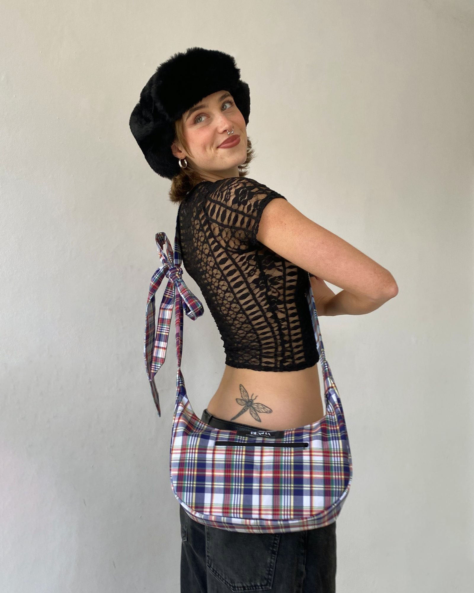 The Milo Bag in Highland Check