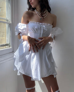 The Valentina Dress in White