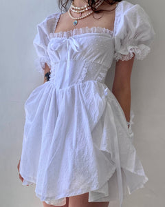 The Valentina Dress in White