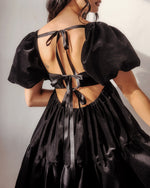 Load image into Gallery viewer, The Fantasia Dress in Black Velvet
